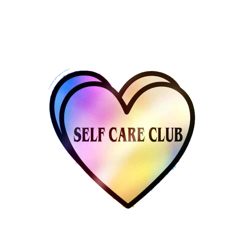 Self Care Club Holographic Stickers